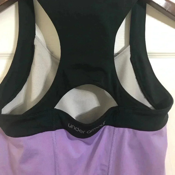 Under Armour workout  top Purple & Black Size Small - Picture 9 of 10